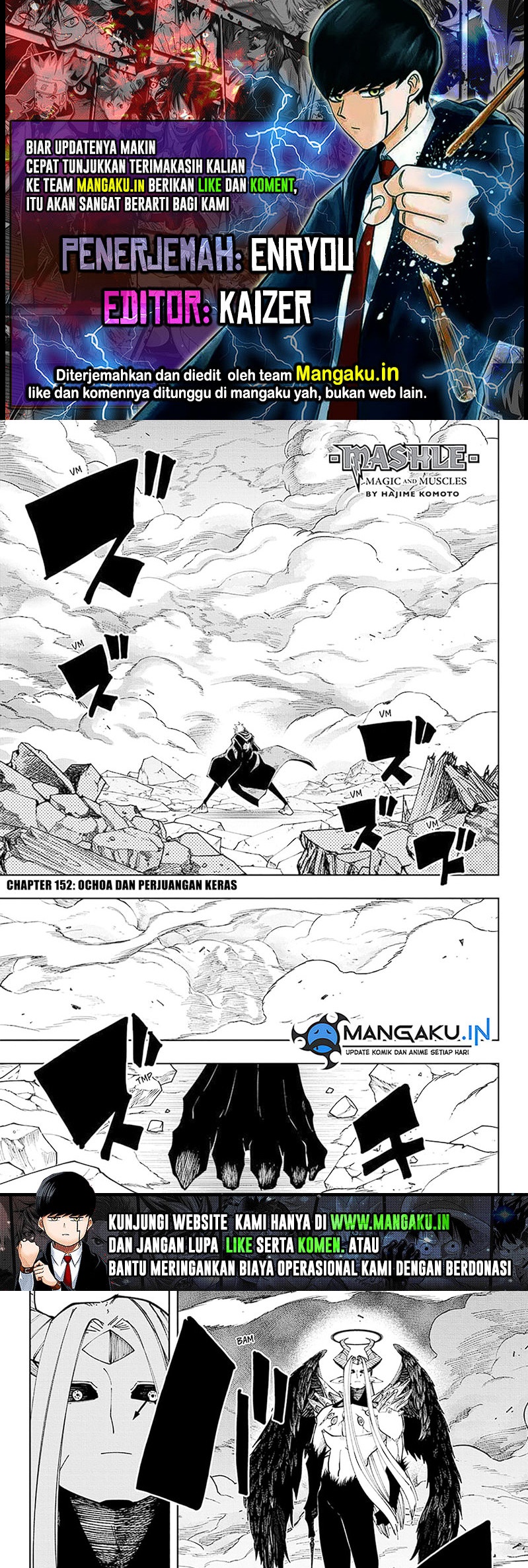 Mashle: Magic and Muscles chapter 152